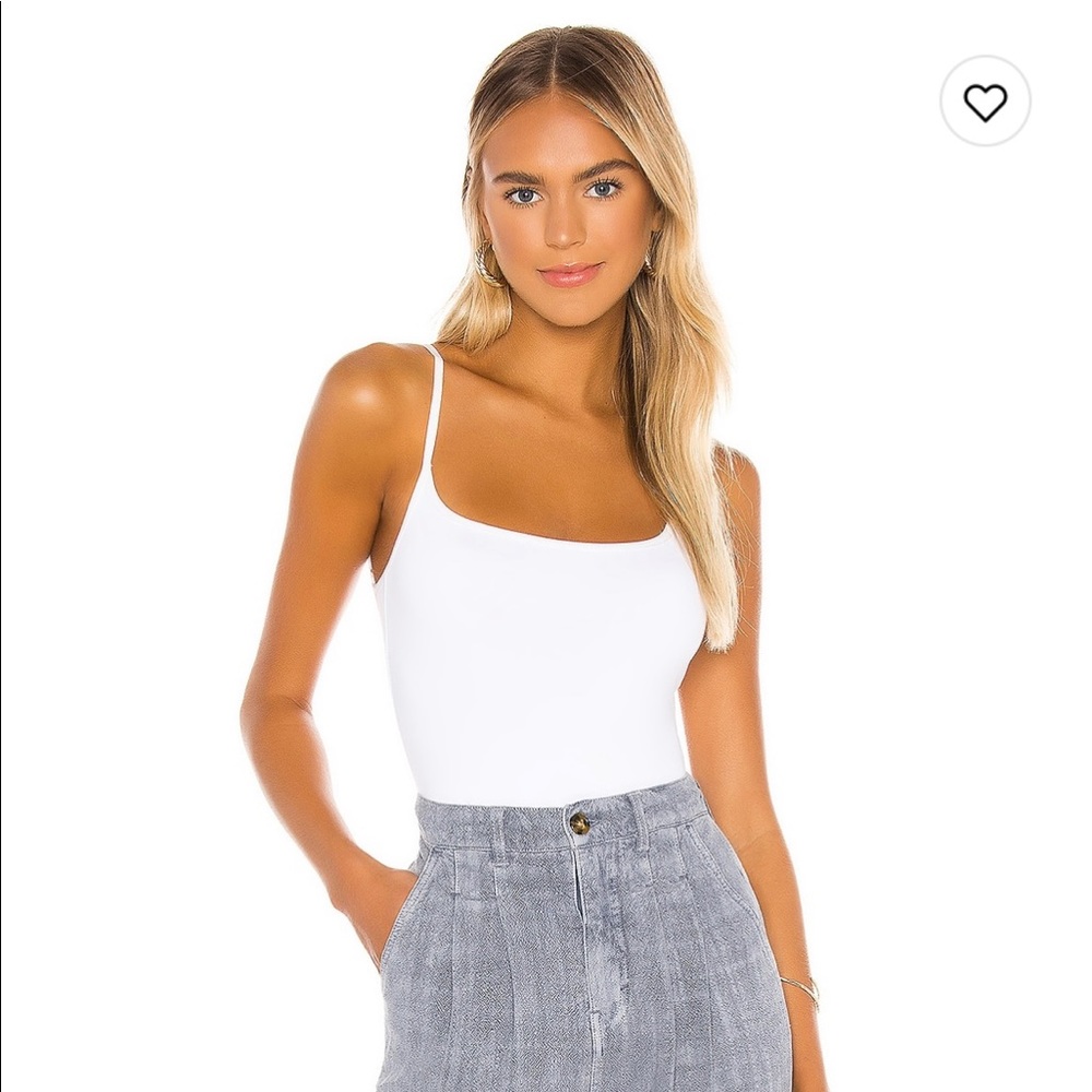 White Open Back Bodysuit